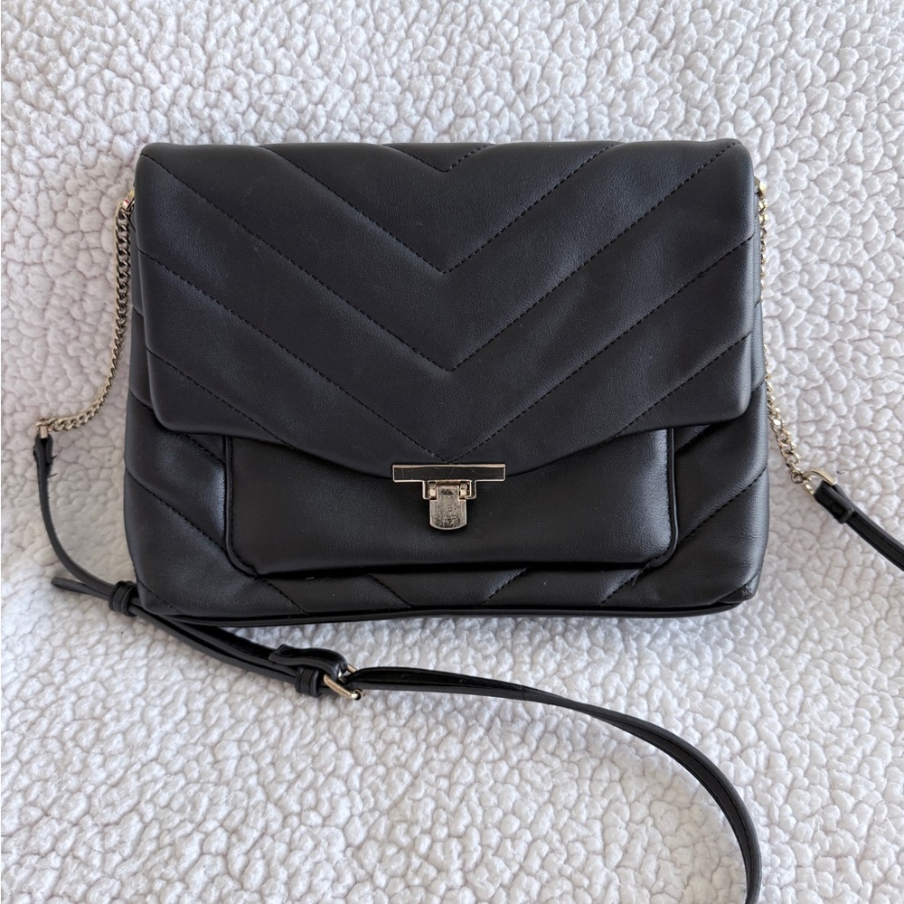 Black Quilted Shoulder Bag